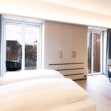 호텔 4K - Rooftop-Pool Und Klimatisierte Zimmer 반겐임알가우